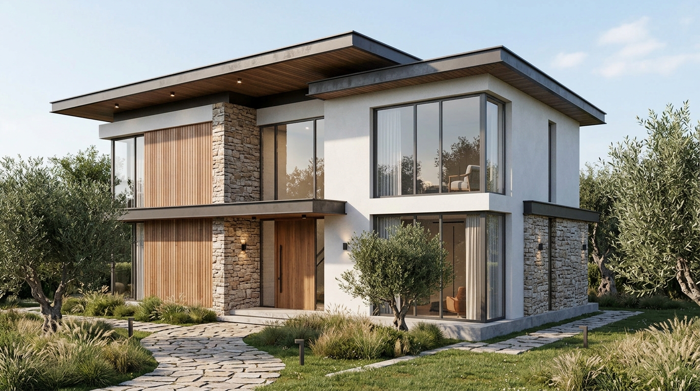 Tekna Villa tarafından tamamlanmış modern müstakil villa